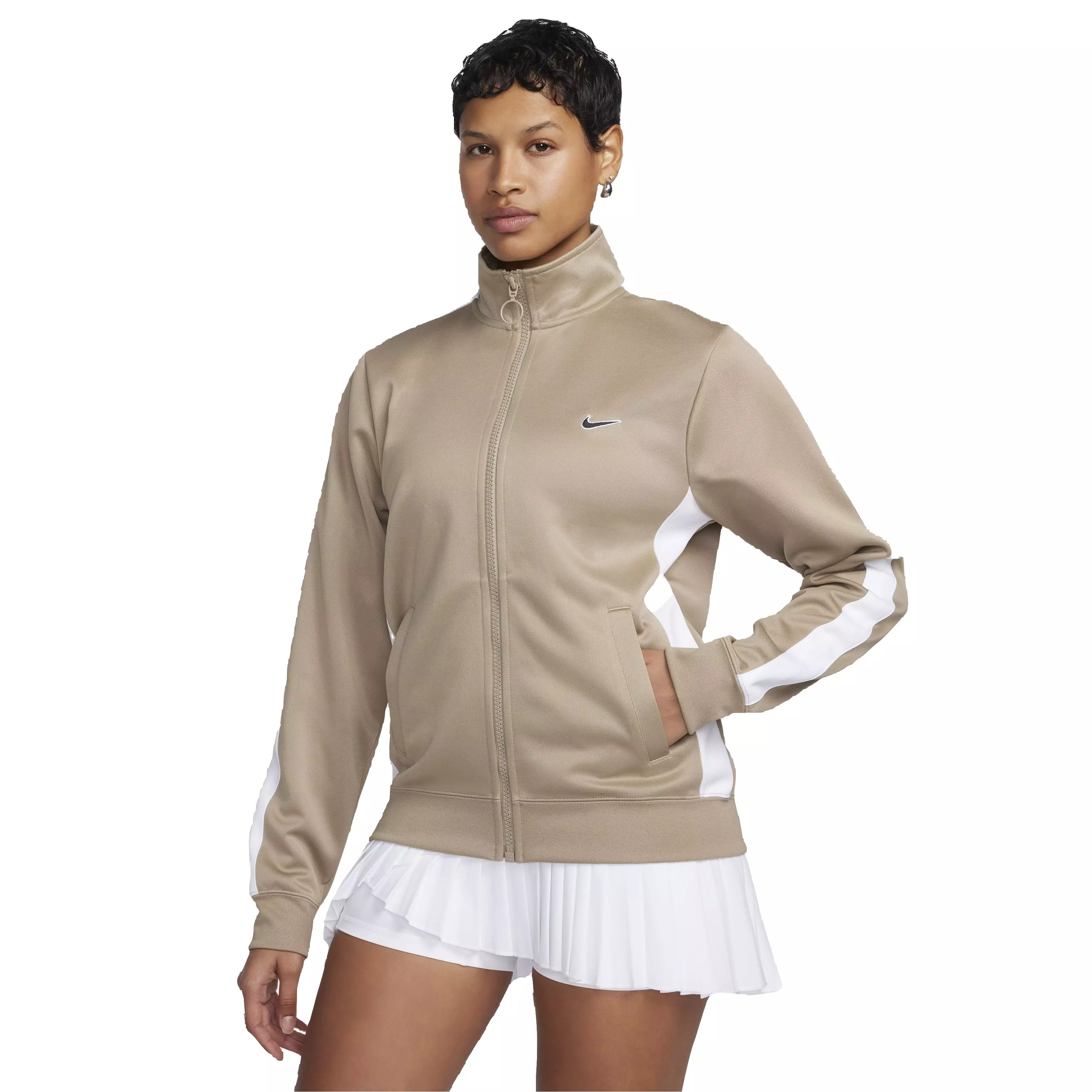 ジャケット NIKE Woman Jacket Beige HJ1007 297 NIKE Kadın W NSW ESSNTL WVN CRGO JKT Çok Renkli HJ1007-297